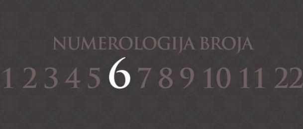 Numerologija za število 6