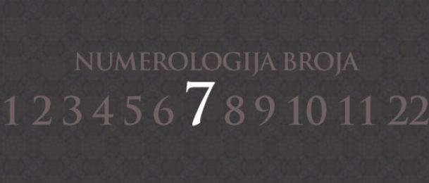 Numerologija za število 7