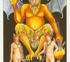 Pomen tarot karte Hudič