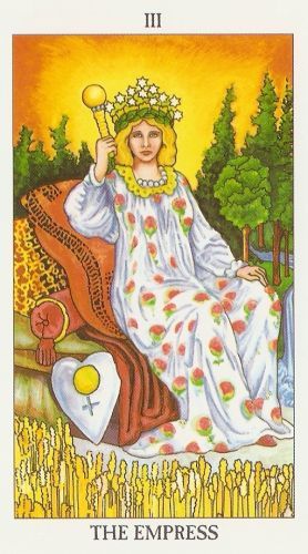 Pomen tarot karte Kraljica