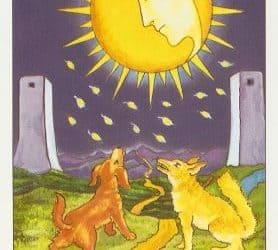 Pomen tarot karte Luna